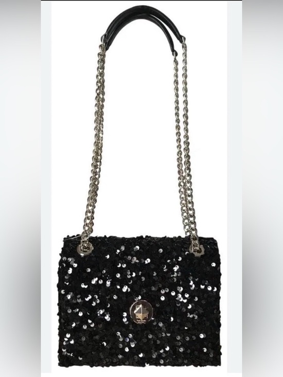 kate spade Handbags - kate spade Black Sequin Chain Shoulder Bag